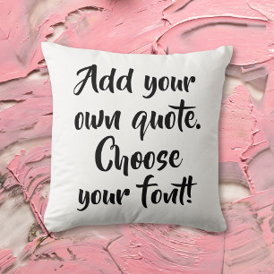 Coussin Faites votre propre devis personnalisé