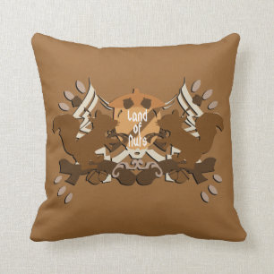 Coussin Famille des Terres Nuts