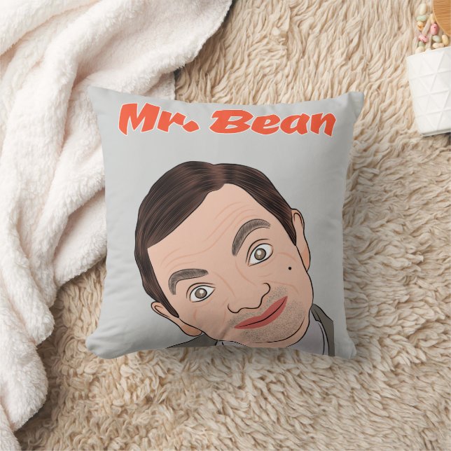 Coussin Fan Art de M. Bean (Rowan Atkinson) (Couverture)