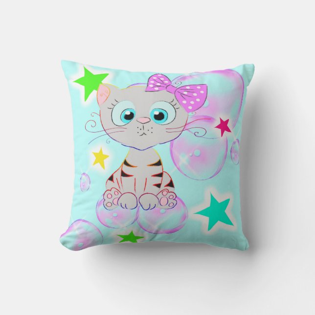 Coussin Fan Kitten (Recto)