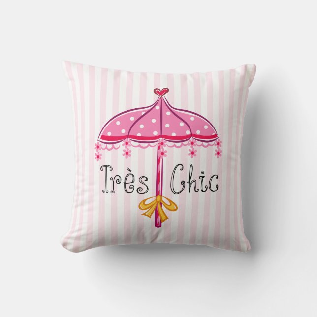 Coussin Fancy Nancy| Tres Chic (Recto)