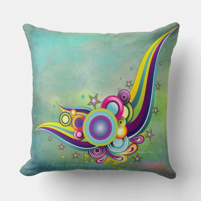 Coussin Fantaisie Abstraite (Recto)