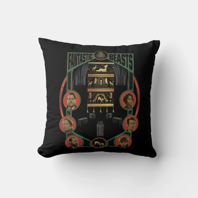 Coussin Fantastic Beasts Room of Requirement Graphic (Recto)