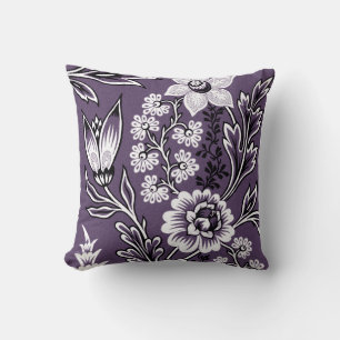 Coussin Fantastiques Fleurs (Plum) Art