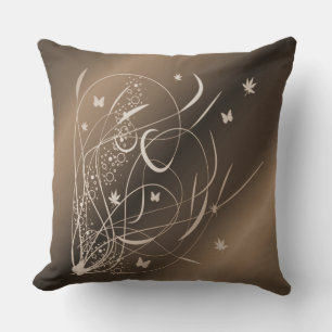Coussin fantasy floral pattern