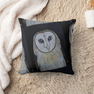 Coussin Fantôme de la nuit Peinture d'Alfred Fox