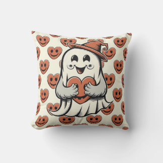 Coussin fantôme d'halloween mignon