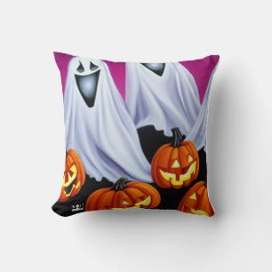 Coussin Fantômes et Citrouilles d'Halloween