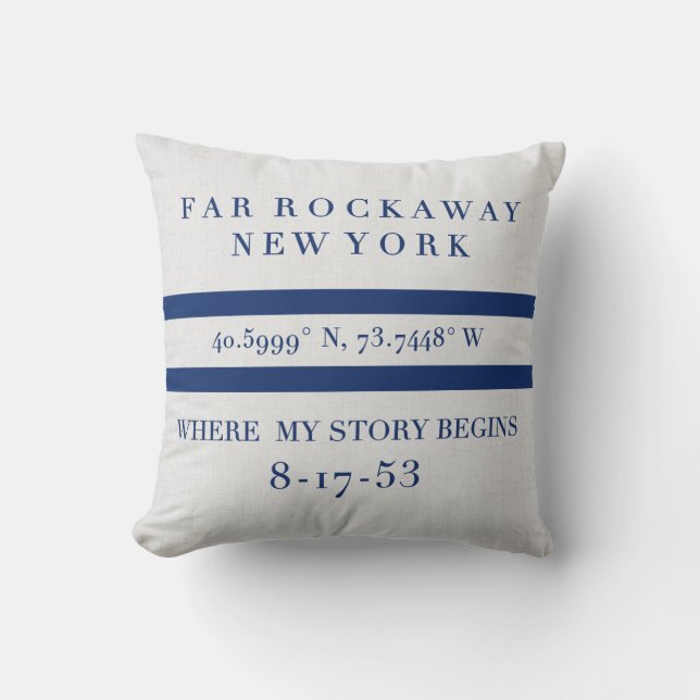 Coussin Far Rockaway (Recto)