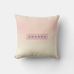 Coussin Fard à joues dégradé pastel doux personnalisé