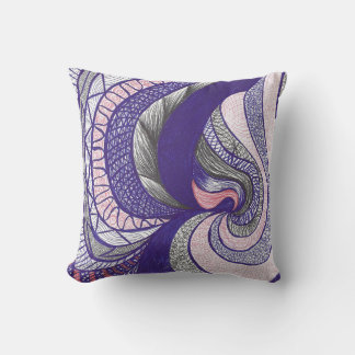 Coussin Farimah | Art abstrait à main levée fluide