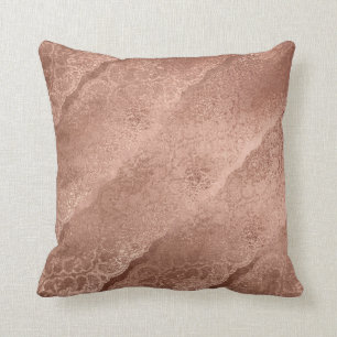 Coussin fascinant de dentelle florale de poudre