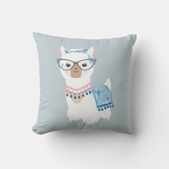 Coussin fascinant de lama (Recto)