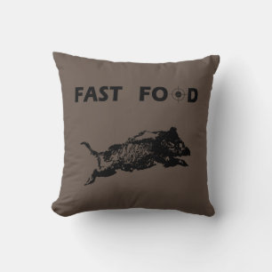 Coussin Fast Food Boar Chasse chasse chasseur fun