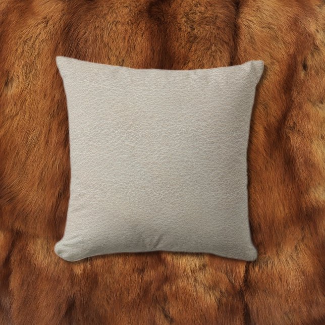 Coussin Faux cuir | Beige naturelle (Créateur téléchargé)