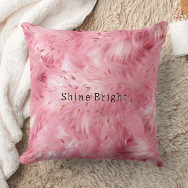 Coussin Faux Faux Rose (Couverture)