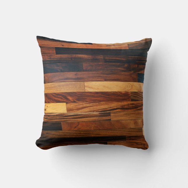 Coussin Faux Parterres En Bois (Recto)