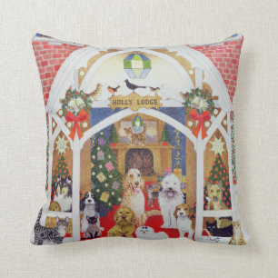 Coussin Favoris noirs et blancs