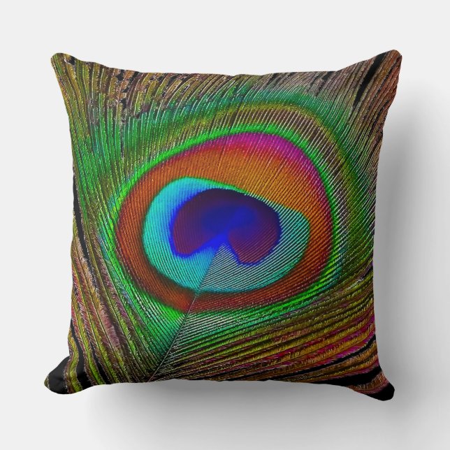 Coussin Feather Vibrant Copper (Recto)