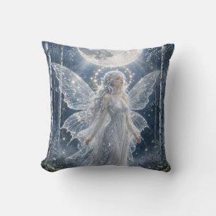 Coussin Fée de Givre d'Hiver Déesse de la Grotte de Glace
