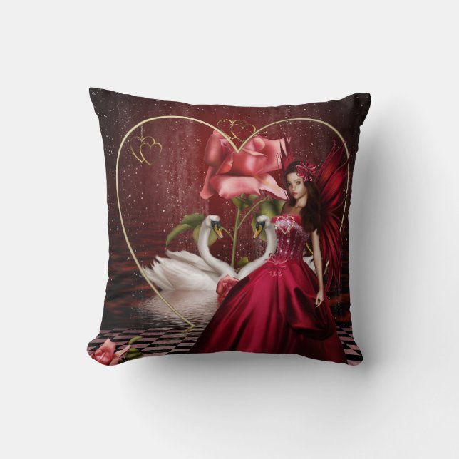 Coussin Fée de Saint-Valentin (Recto)
