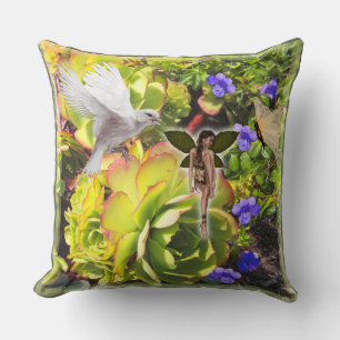 Coussin Fée succulente