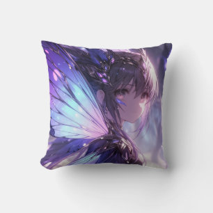 Coussin Fée violette magique