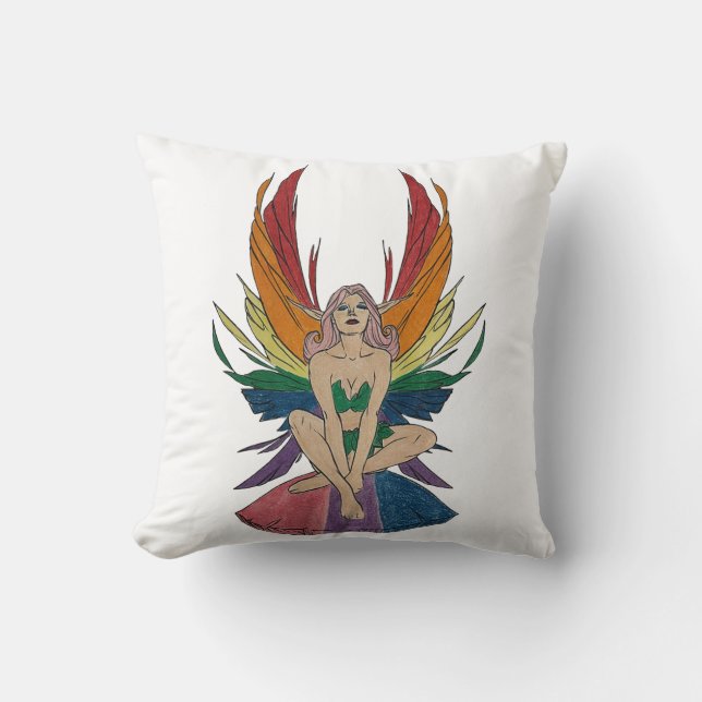 Coussin Féerie bisexuelle (Recto)