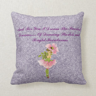 Coussin féerique pourpre