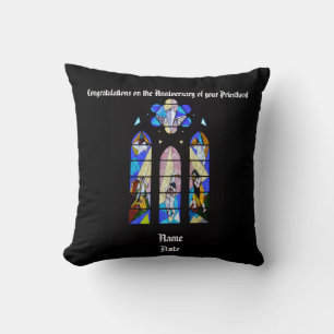 Coussin Félicitations Prêtre Anniversaire Ordination Cadea