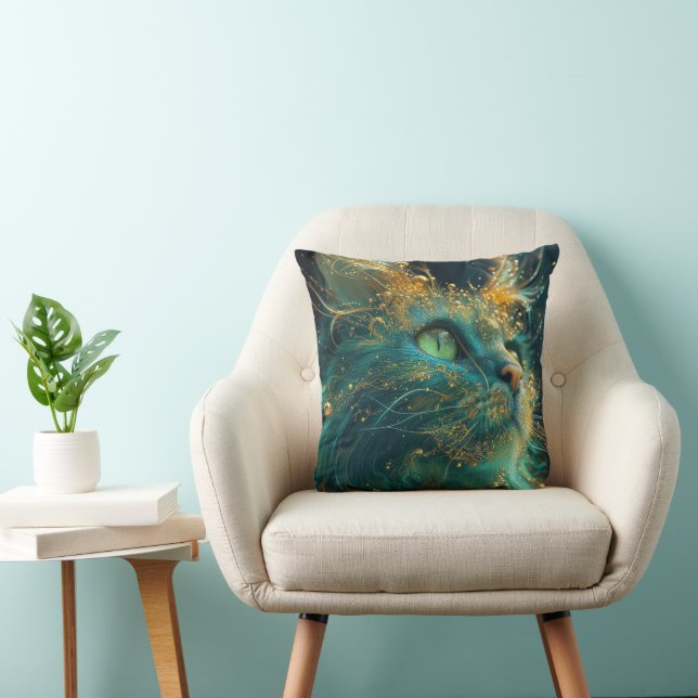 Coussin Feline mystique (Chaise)