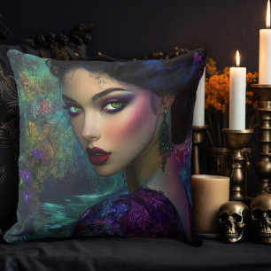 Coussin Femme gothique époustouflante