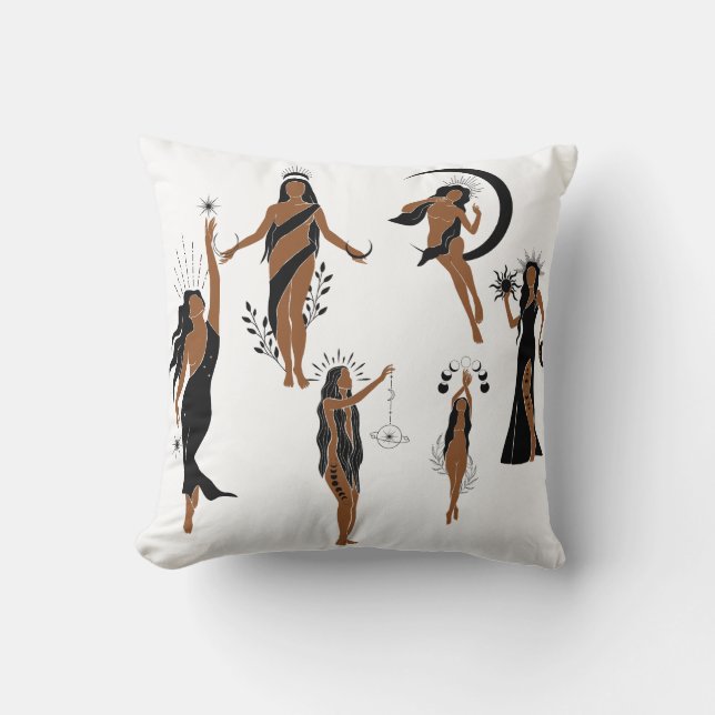 Coussin Femme mystique (Recto)
