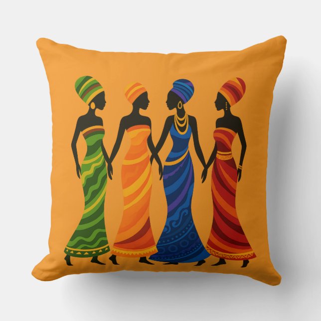 Coussin Femmes africaines (Recto)