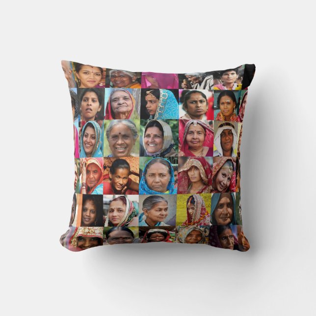 Coussin Femmes de l'Inde (Recto)