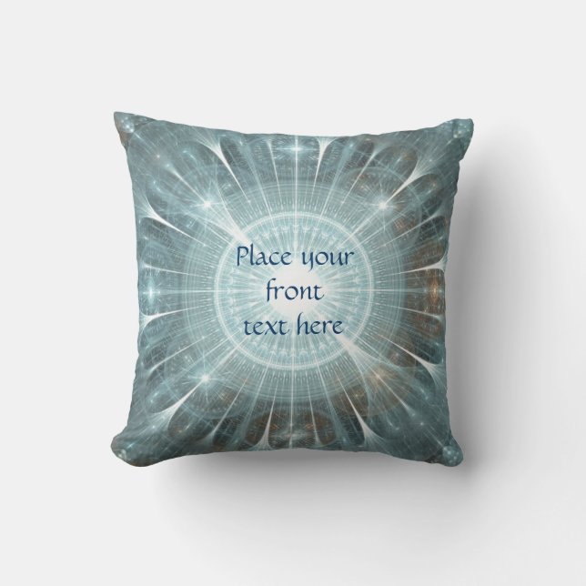 Coussin Fenêtre de la cathédrale de Noël (Recto)