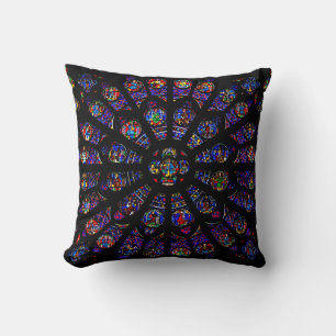 Coussin Fenêtre Notre Dame Sud Rose