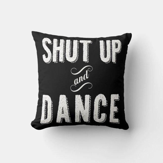Coussin "Fermé carreau et de danse" (Recto)