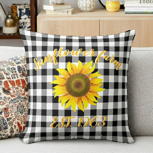 Coussin Ferme de tournesols