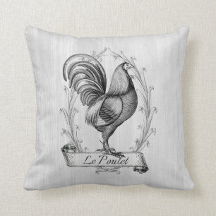 Coussin Ferme rustique Pays Main française tirée