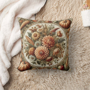 Coussin Ferme Rustique Vintage Automne Décor Automne