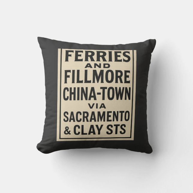Coussin Ferries et Fillmore Thaillow (Recto)
