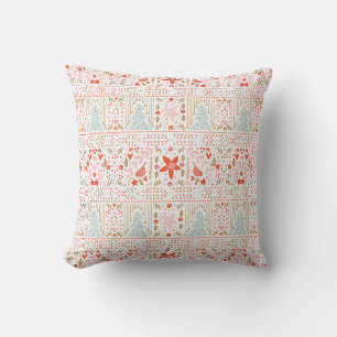 Coussin Festin Pastel Joyeux Noël