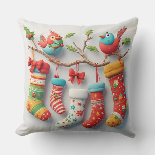 Coussin Festive Noël Stockage suspendu avec Holly