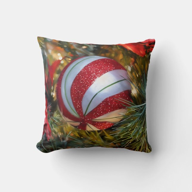Coussin Festive Nostalgale Style Noël (Recto)