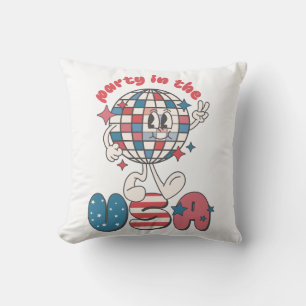 Coussin Fête Aux États-Unis