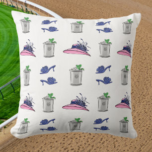 Coussin Fête de Derby pour Dames Élégantes Talons Hauts Bl