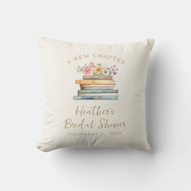 Coussin Fête de Mariage de A New Chapter Books (Recto)