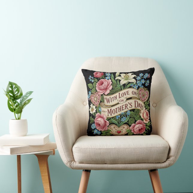Coussin Fête des mères avec amour (Chaise)