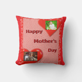 Coussin Fête des Mères Je t'aime maintenant et Forever Cou
